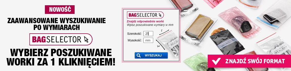 Wybierz poszukiwane worki za 1 kliknięciem!