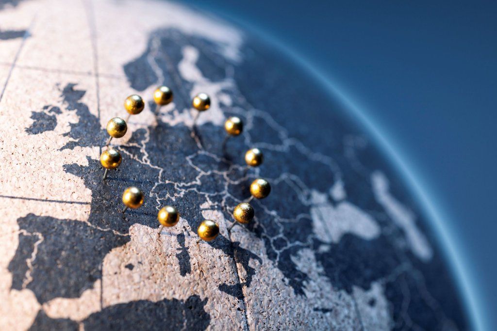 mapa Europy